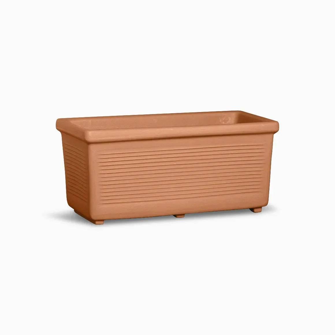 Serralunga Planters Millerighe Pflanztopf Anthrazit 50 cm