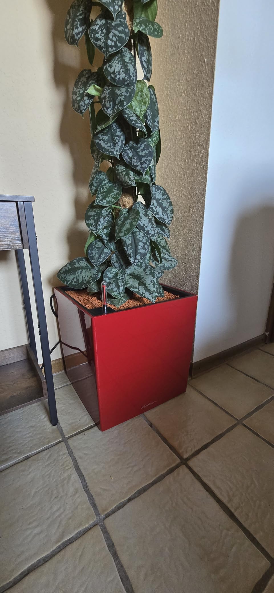 Lechuza Cube Premium 40 Pflanzwürfel Weiß Hochglanz 40cm Bewässerung