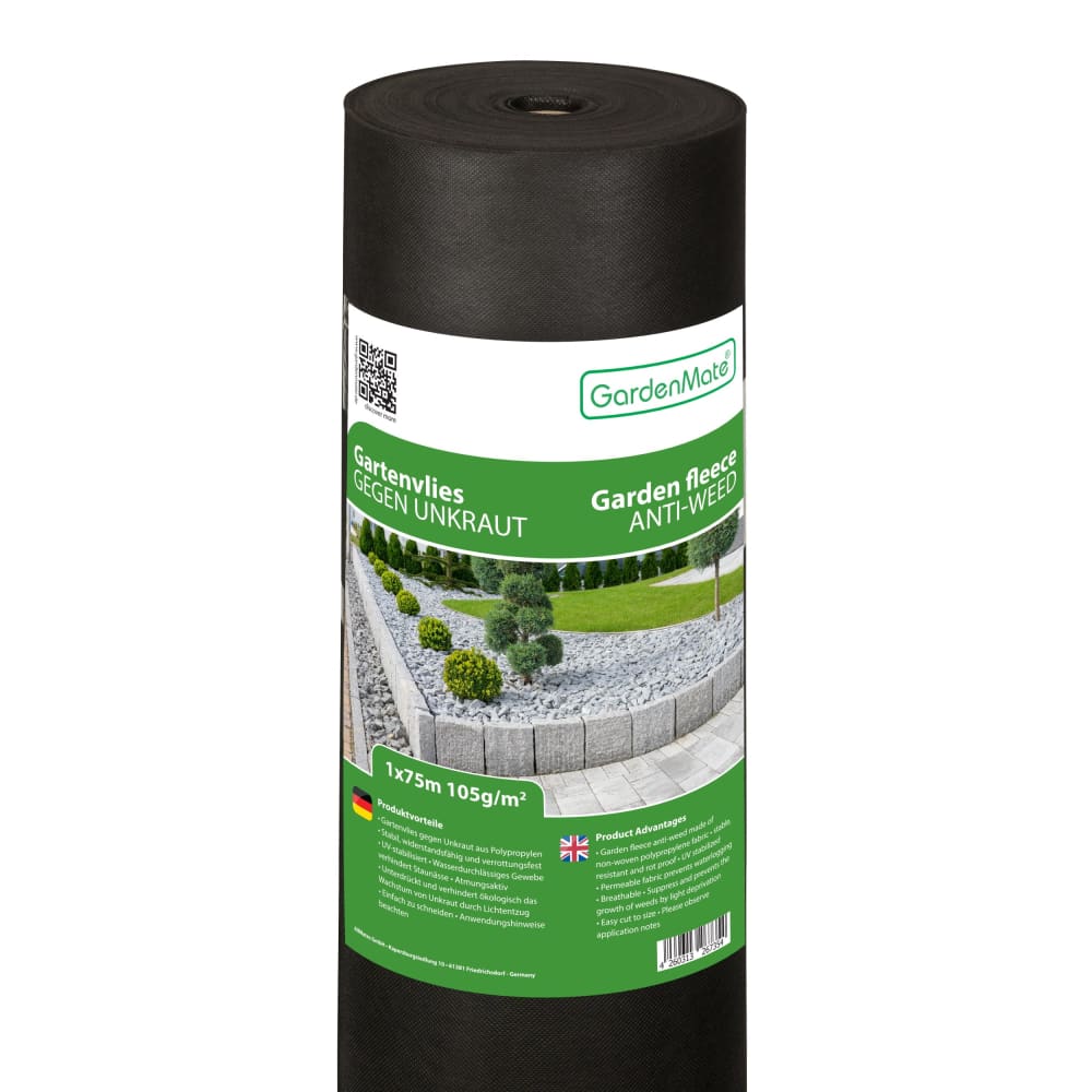 GardenMate Gartenvlies Unkrautvlies 105g 1x25m
