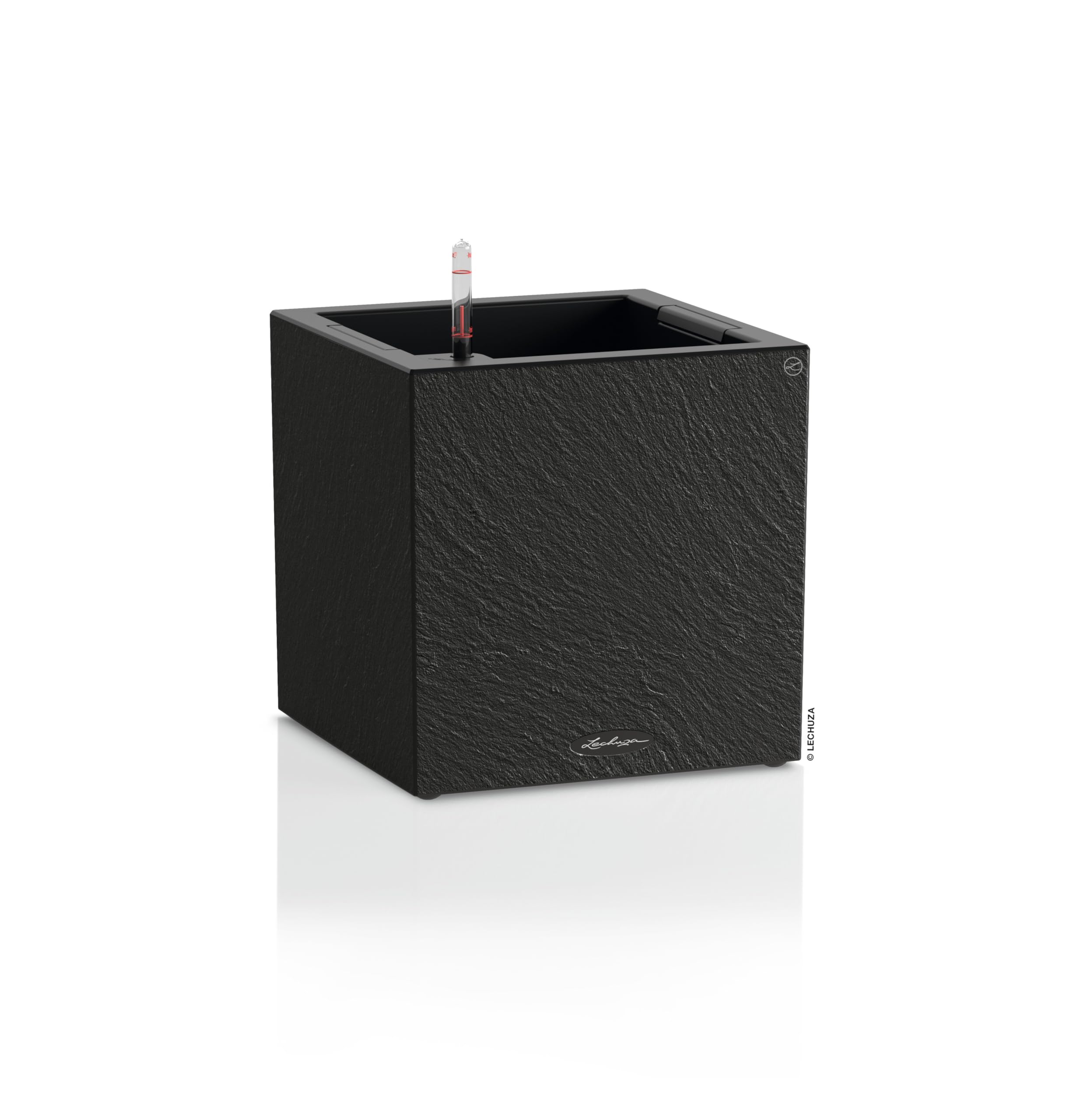 Lechuza Canto Slatestone 30 Low Pflanzgefäß dark grey 12 L