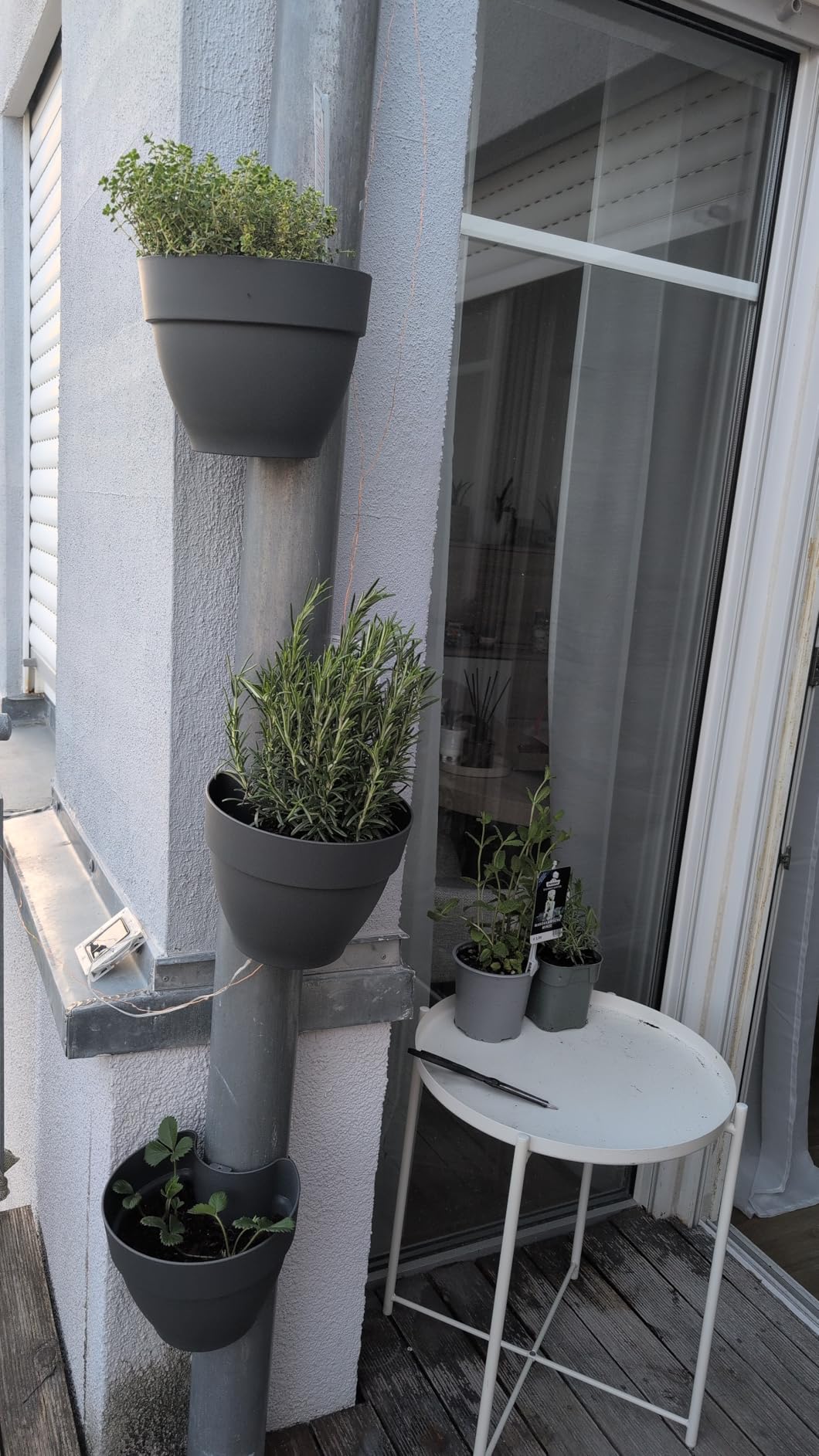 elho Vibia Campana Fallrohrtopf Anthracite 3er Set