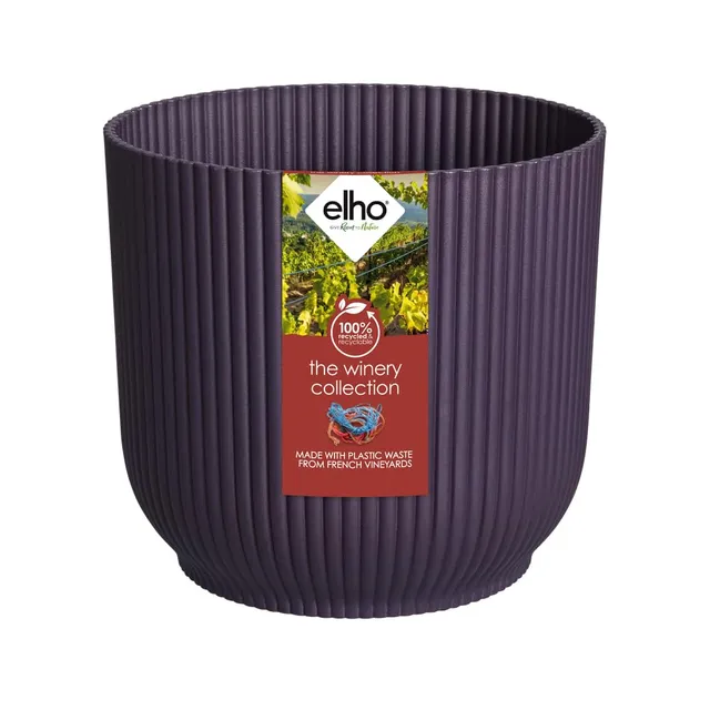 elho Winery 22cm Blumentopf Dunkelviolett für Innen