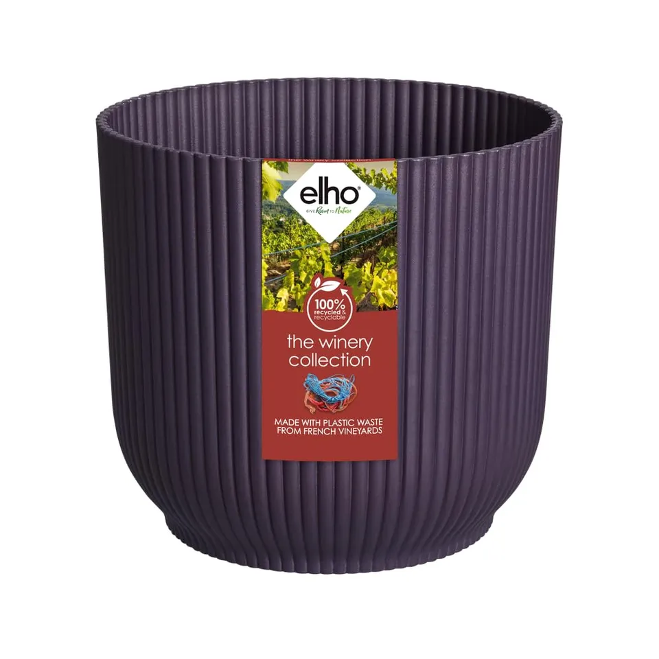elho Winery 22cm Blumentopf Dunkelviolett für Innen
