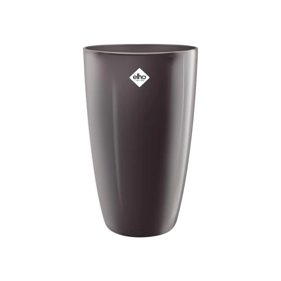 elho Brussels Diamond Rund Hoch 32 Blumentopf Oyster Pearl Kunststoff