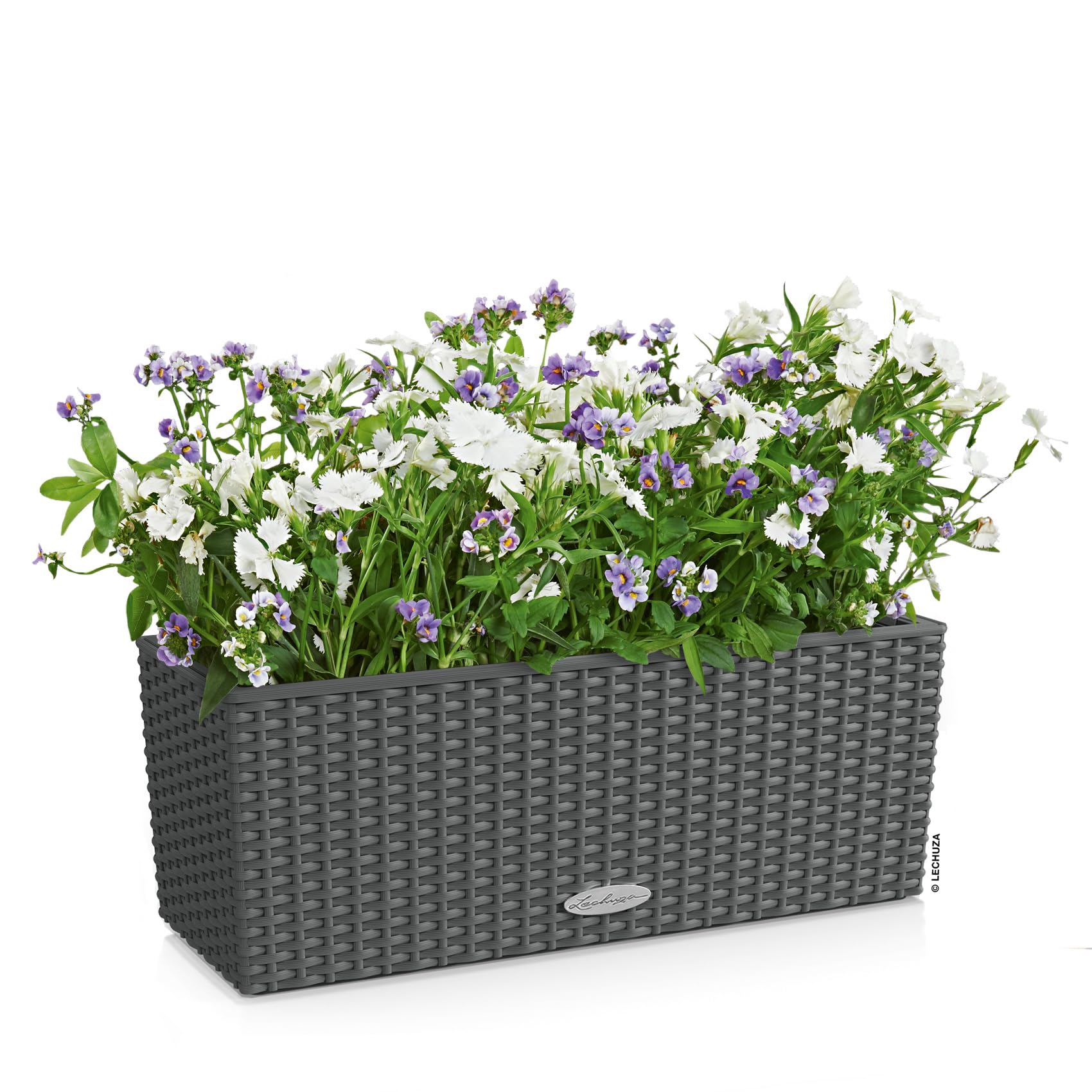 Lechuza Balconera Cottage 50 Pflanzgefäß Granit Bewässerung