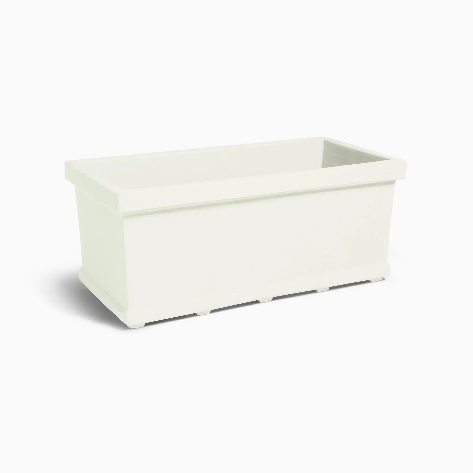 Serralunga Neoclassic Pflanztopf Weiß 80x35x35 rechteckig