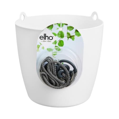 elho Brussels Hängeampel 18 Blumentopf weiss wasserdicht