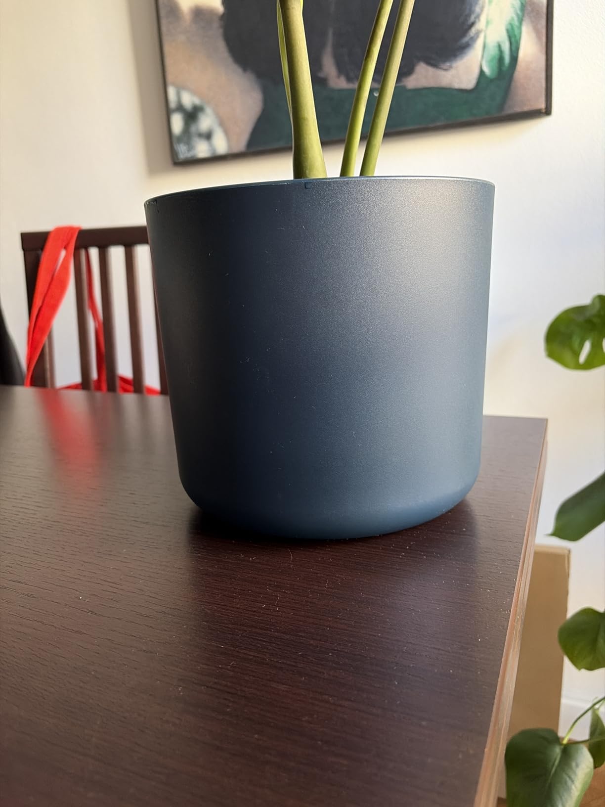 elho Ocean Collection Rund 22 Blumentopf Atlantikblau recycelt