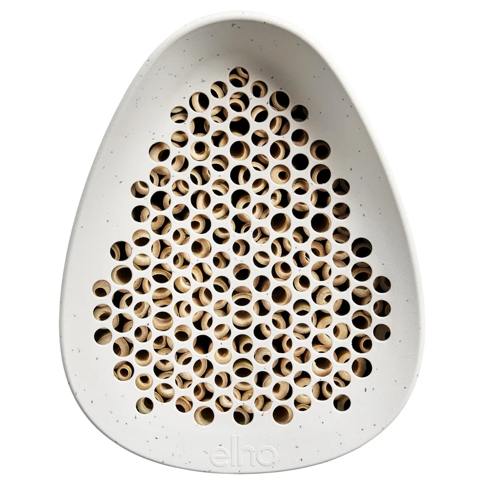 elho Essential Bienenhotel 18cm Fibrous Grey Recycling