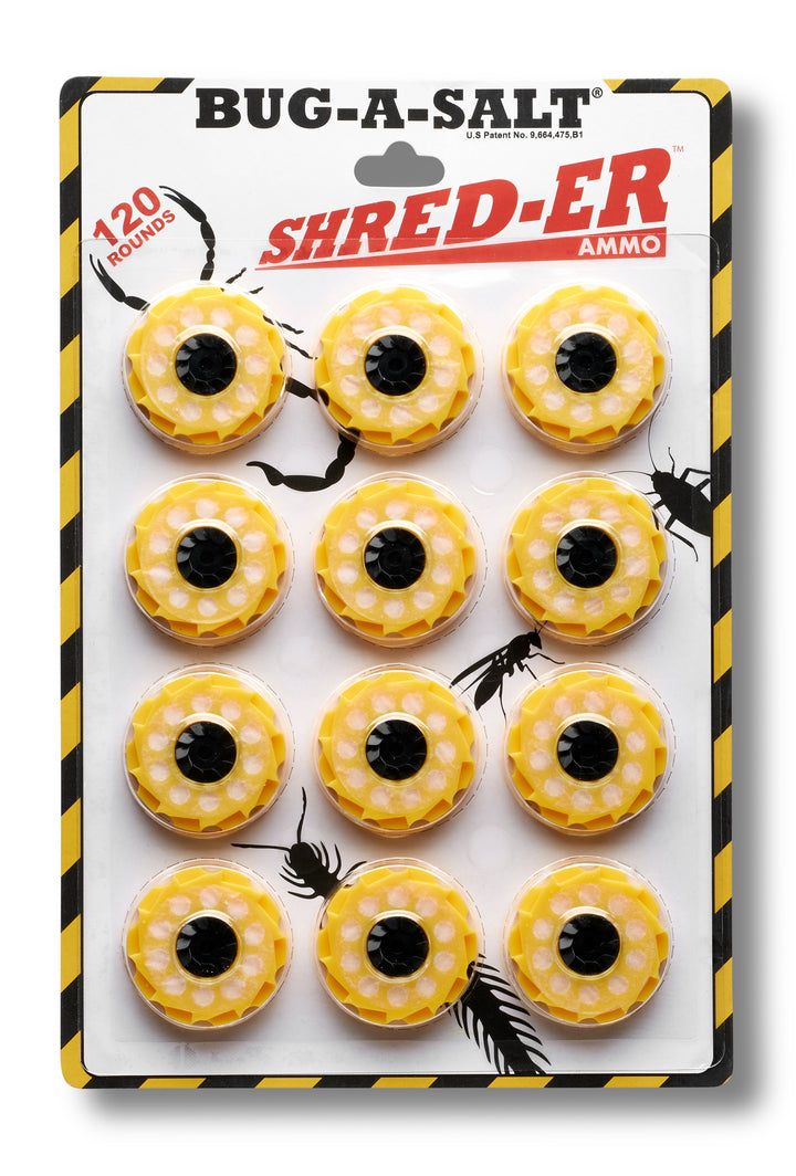 Bug-A-Salt Ammo SHRED-ER Salzpatronen 144er Pack