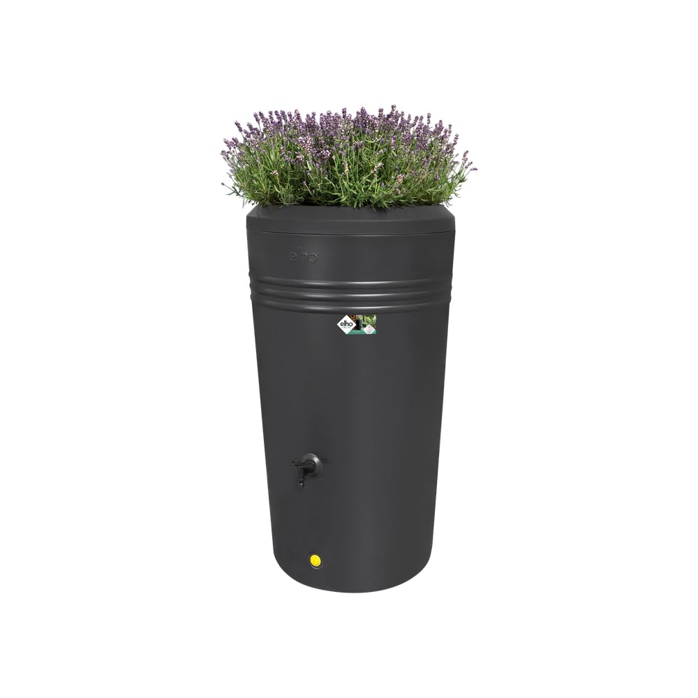 elho Green Basics Rainbarrel Regentonne 200L Living Black