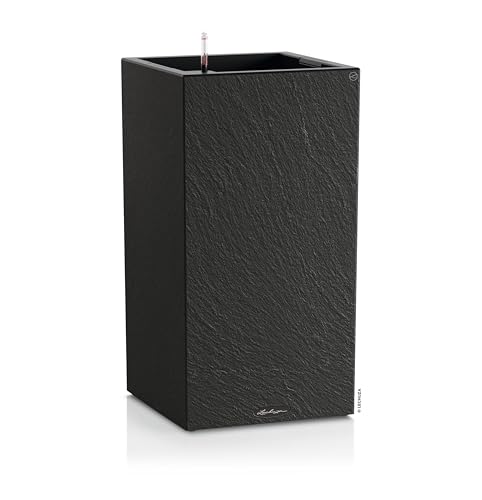 Lechuza Canto Slatestone High 40 Pflanzsäule Dark Grey