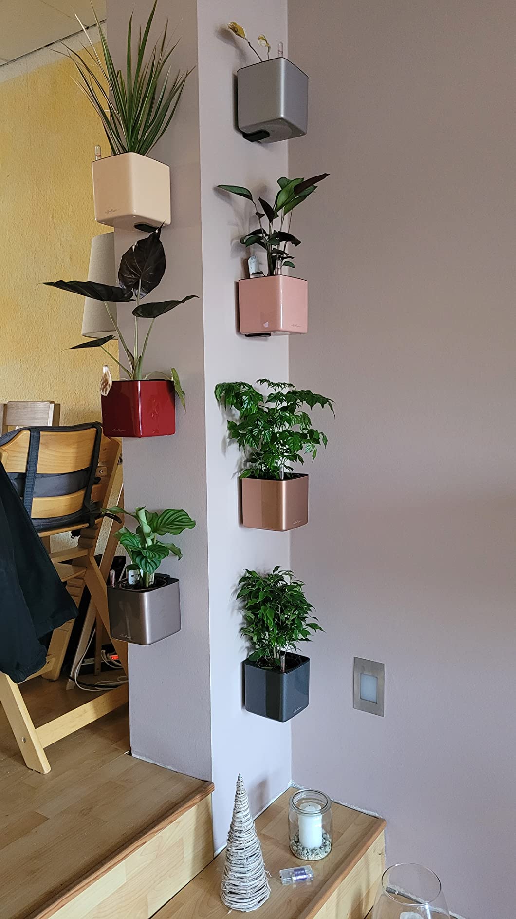 Lechuza Balconera Metallleiste schwarz 50 cm für Cube 14