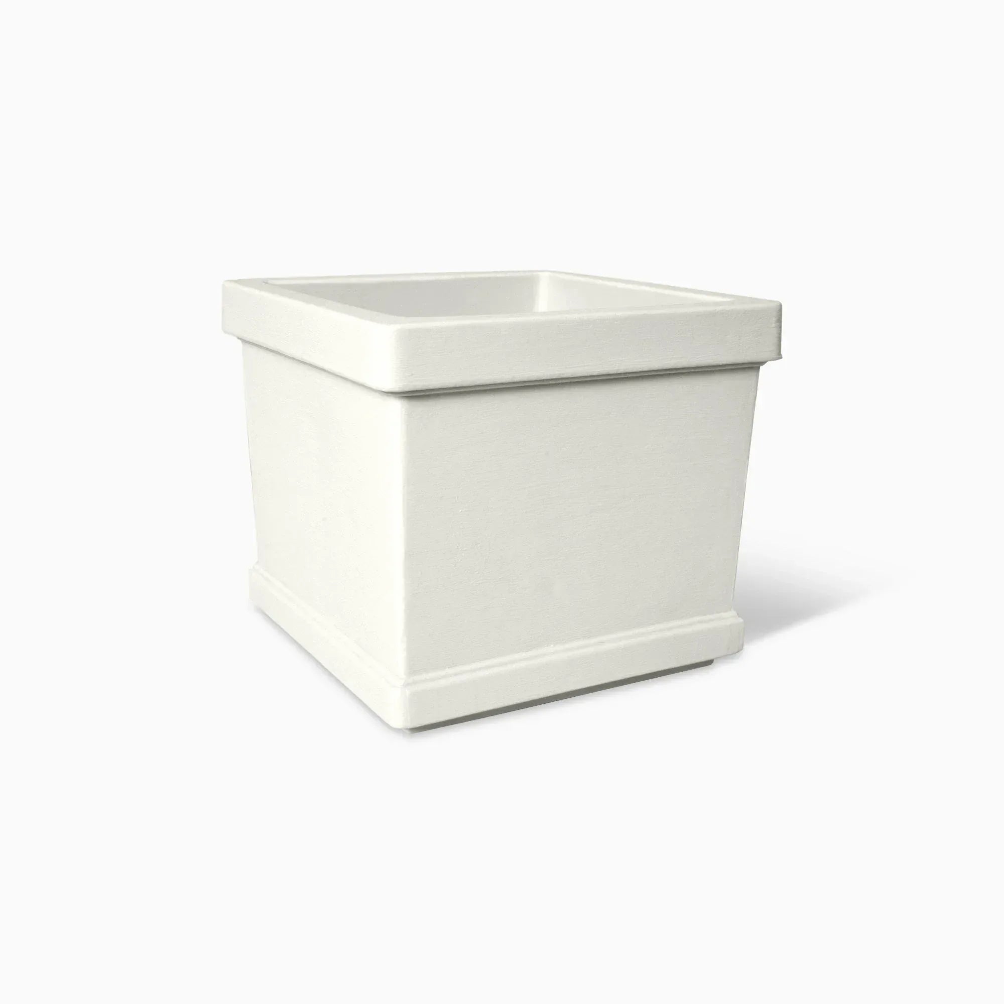 Serralunga Neoclassic Quadro Pflanztopf Weiß 47 cm Eckig