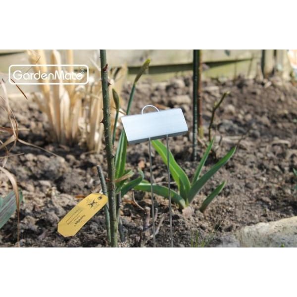 GardenMate Pflanzschilder Poster Metall 30cm 25er Set