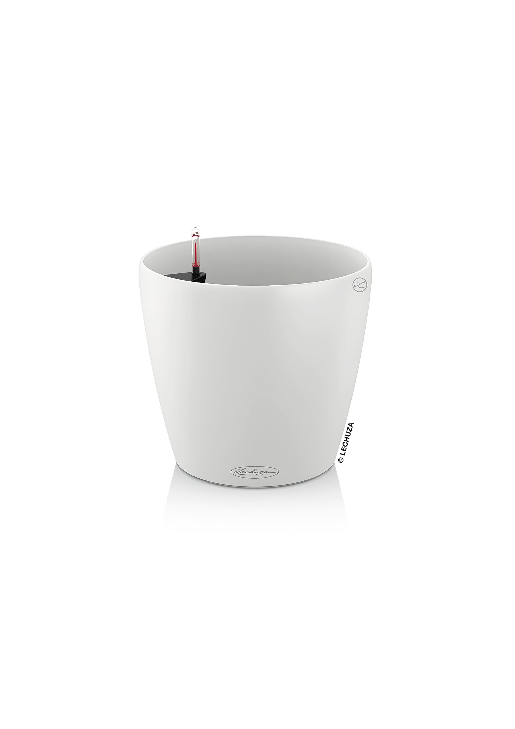 Lechuza Classico Color 35 Blumentopf Weiß mit Bewässerung