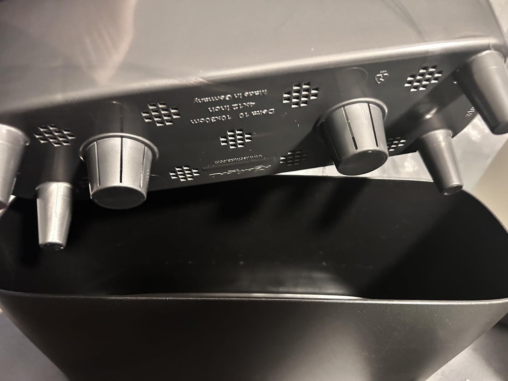 Lechuza Delta 20 Pflanzgefäß Anthrazit Metallic Bewässerung