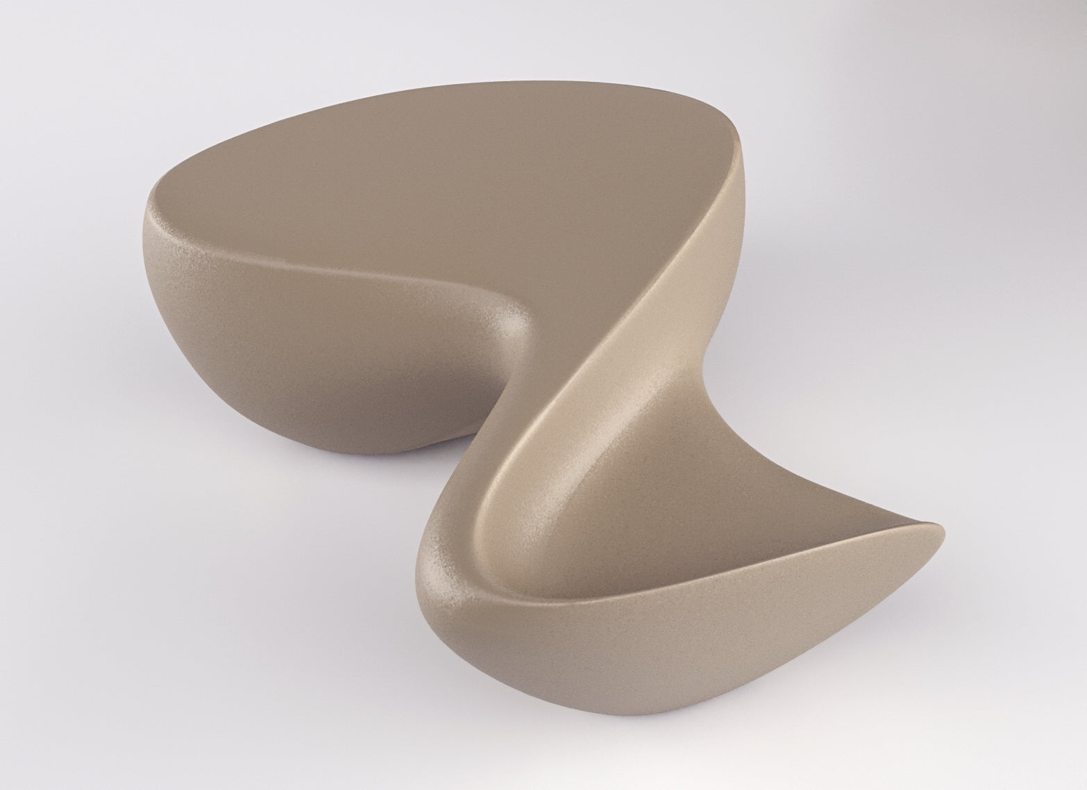 Serralunga Ripple Tisch Gartentisch Weiß glänzend