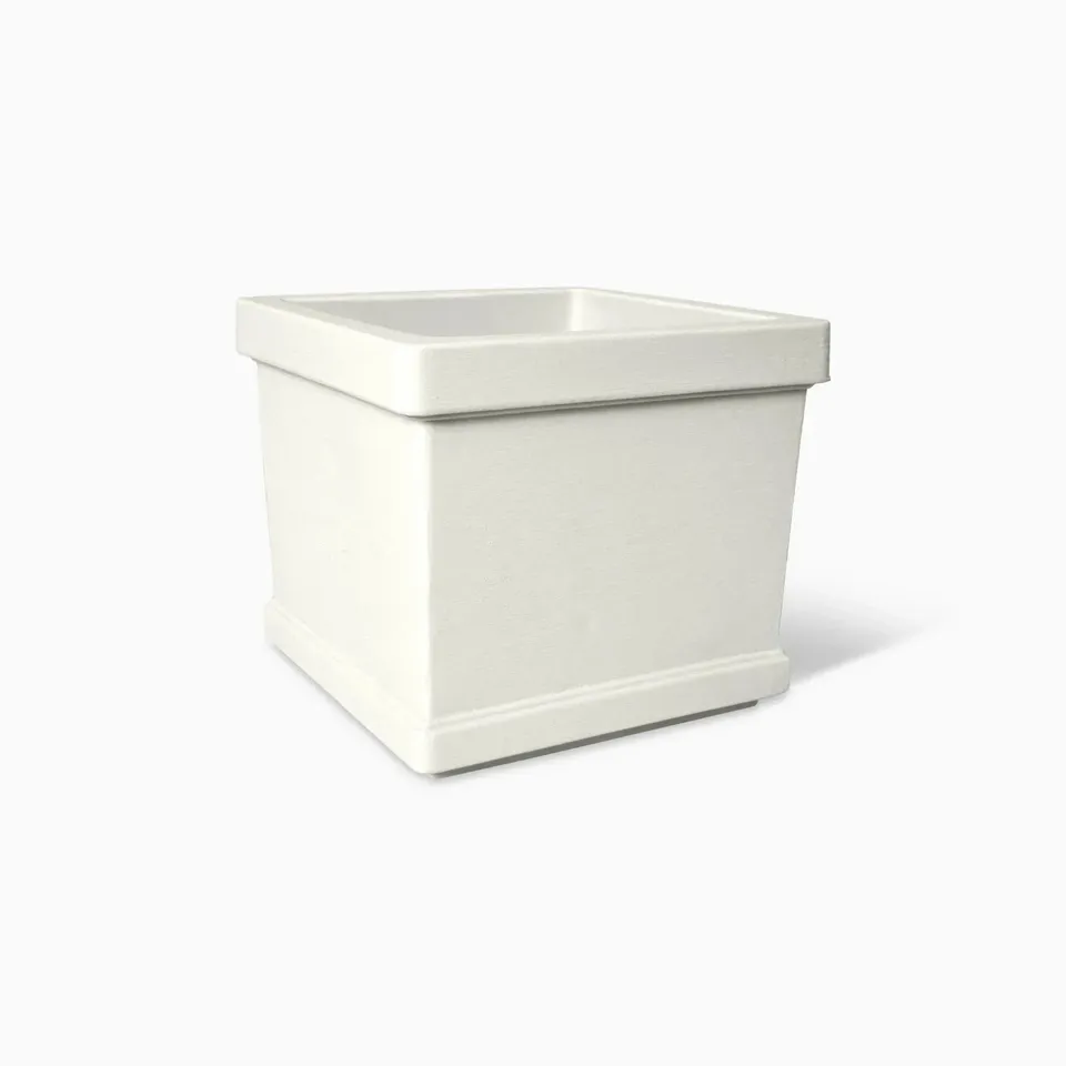 Serralunga Neoclassic Quadro Pflanztopf Weiß 47 cm Eckig
