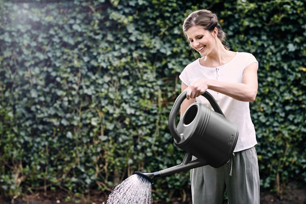 Elho Green Basics Gießkanne 52 Schwarz 10 Liter für außen