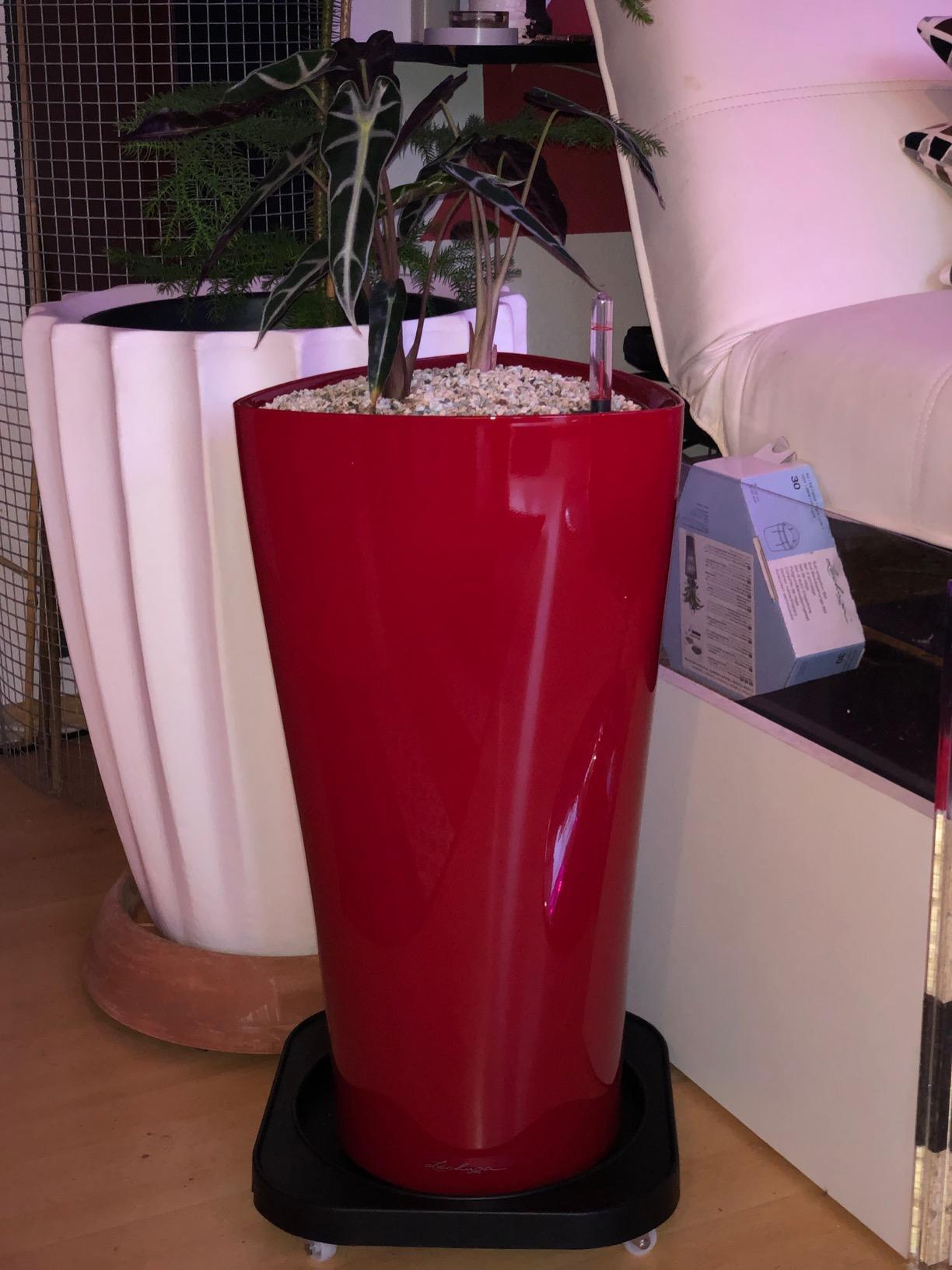 Lechuza Delta Premium 30 Pflanzsäule Anthrazit Metallic