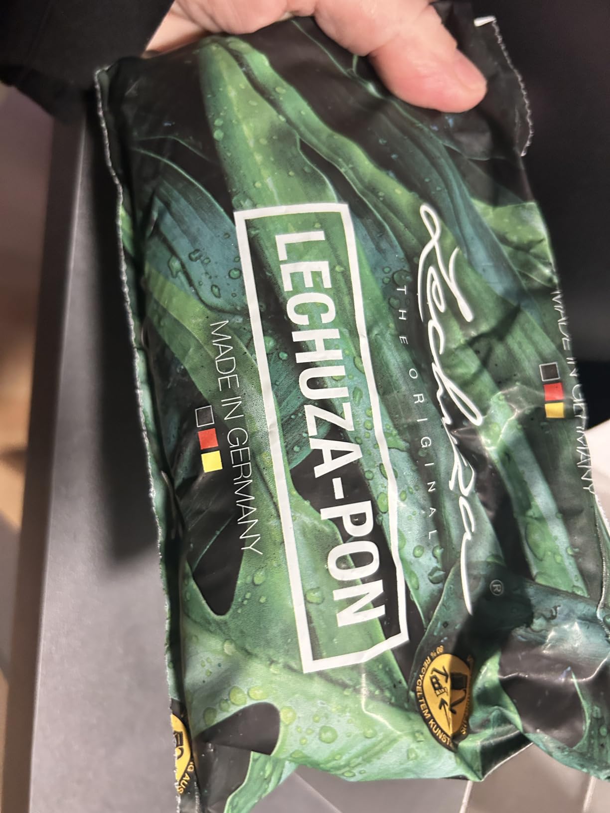 Lechuza Delta 20 Pflanzgefäß Anthrazit Metallic Bewässerung