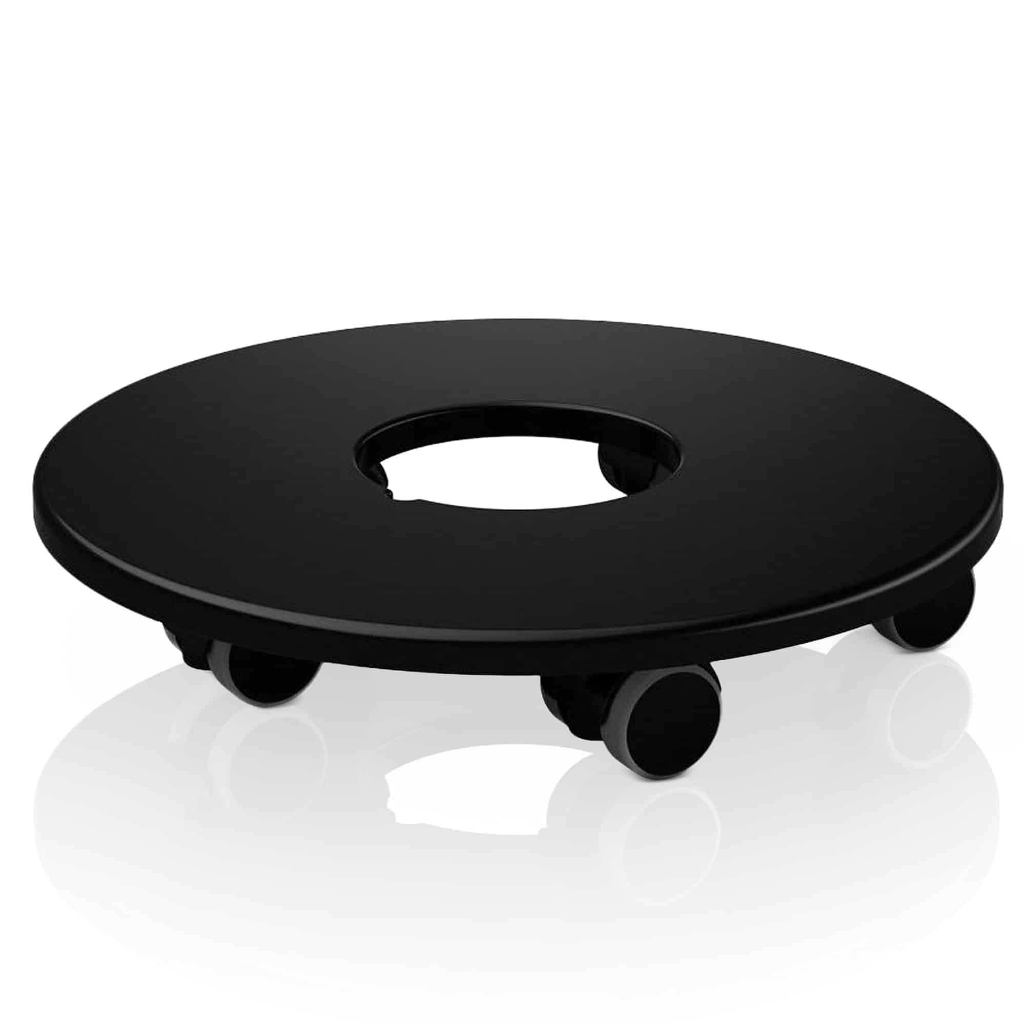 Lechuza Classico Rolluntersetzer Schwarz für 43 Pflanzroller