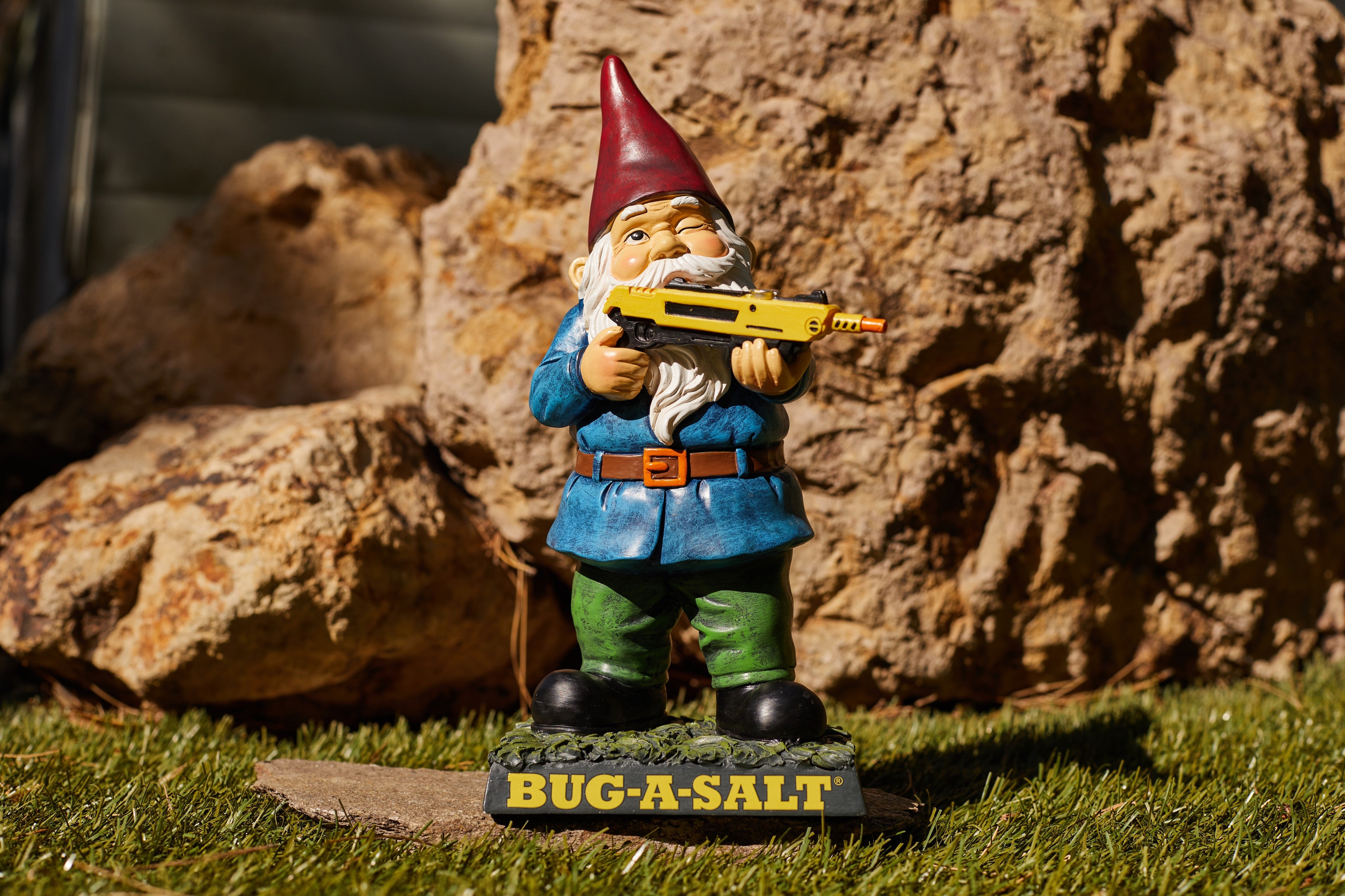 Bug-A-Salt Accessories Gartenzwerg Harz 30cm stehend kniend