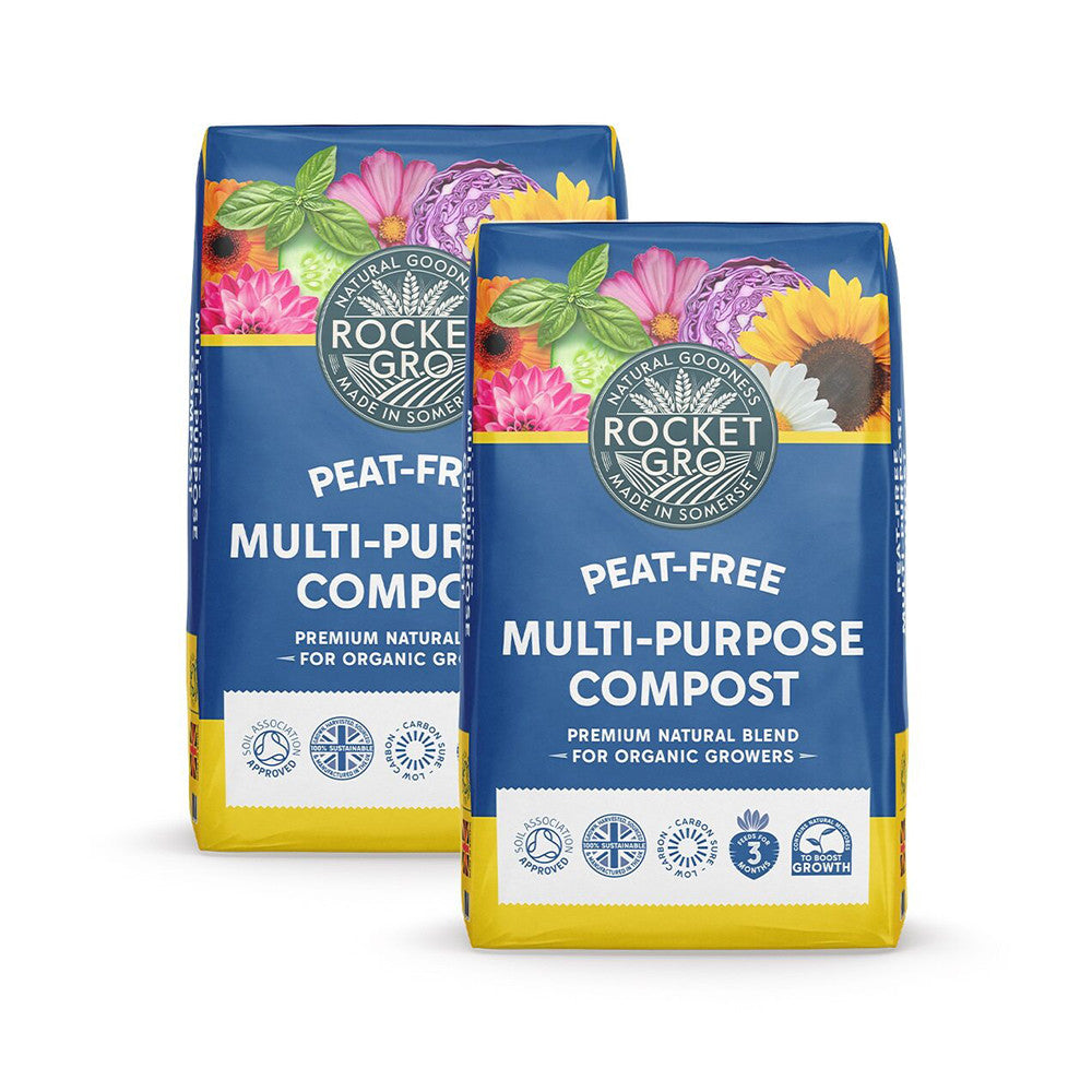 Sarah Raven RocketGro Kompost Blumenerde torffrei 20L Bio