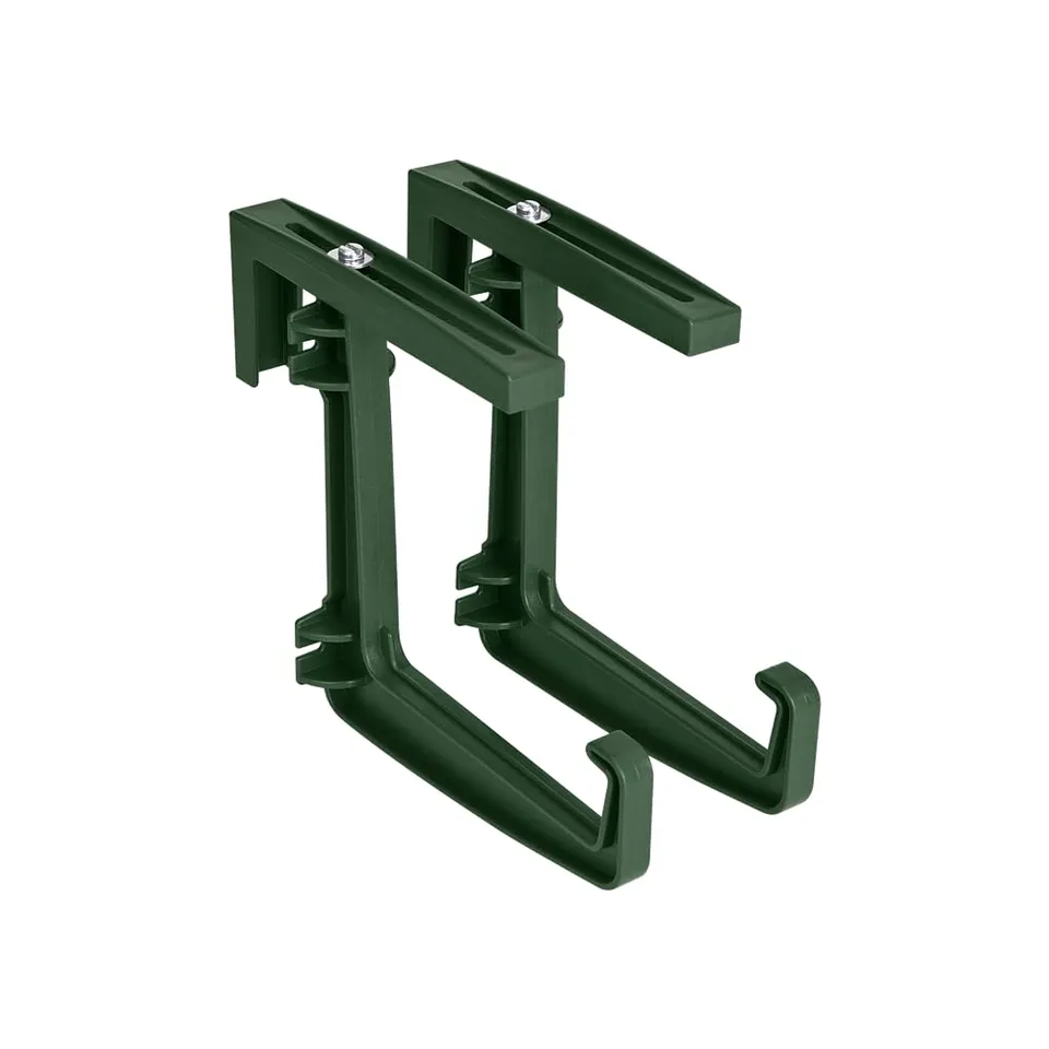 Elho Green Basics Halter Laubgrün für Balkonkasten Geländer