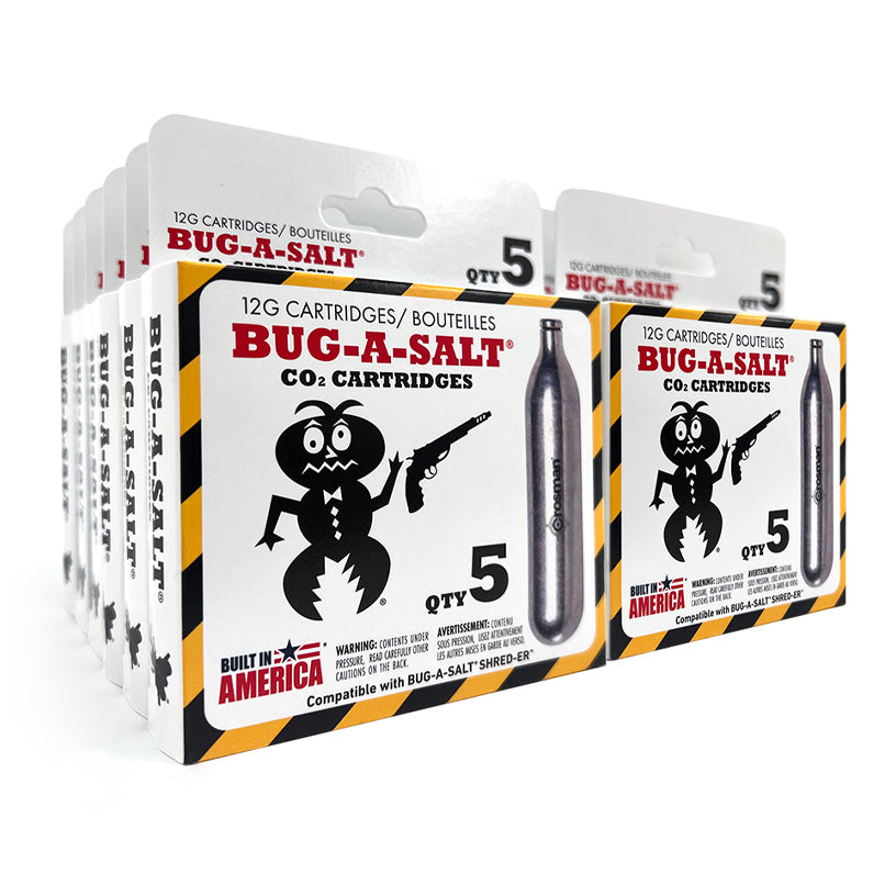 Bug-A-Salt Shred-Er CO2 Kartuschen 12-g 60 Stück