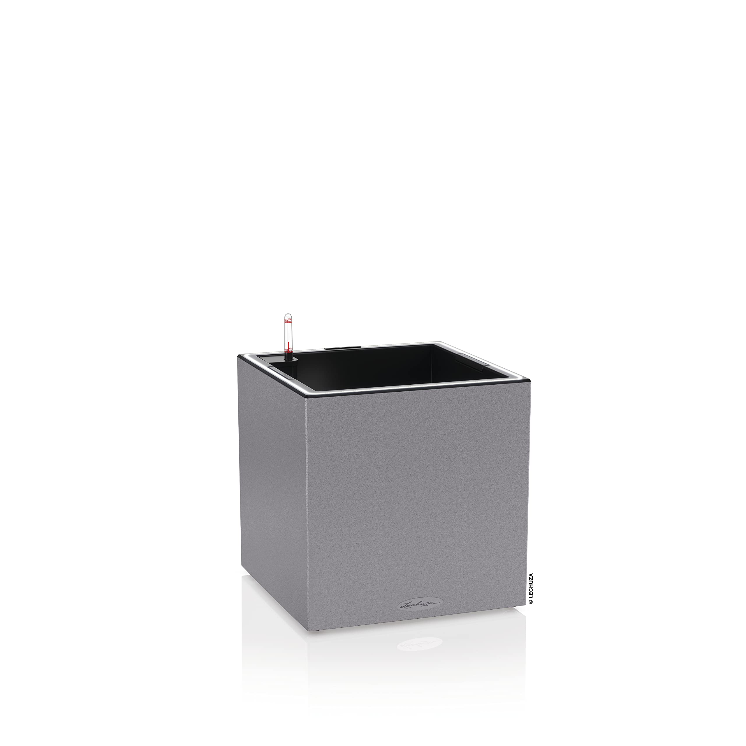 Lechuza Canto Stone 40 LED Pflanzgefäß Steingrau