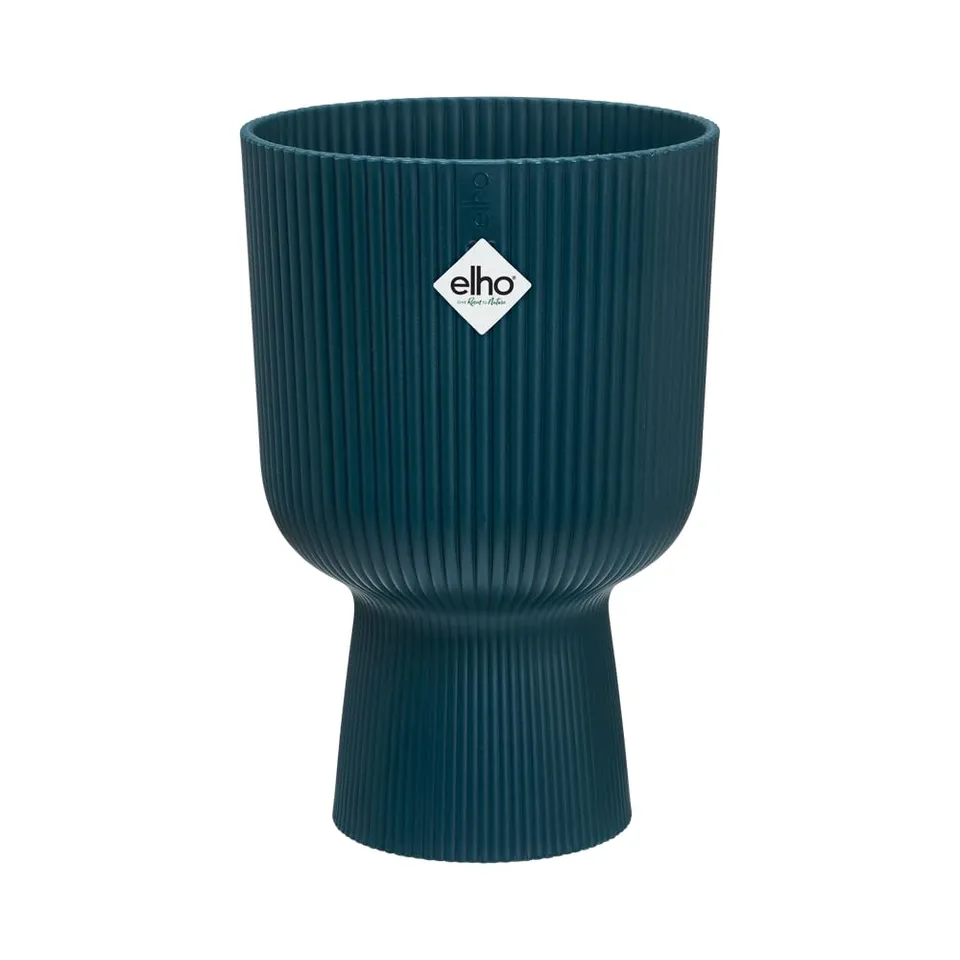 elho Vibes Fold Coupe Blumentopf Tiefes Blau 14 cm