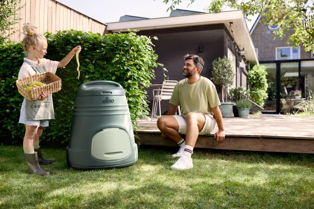 elho Green Basics Komposter 200 L Leaf Green Garten