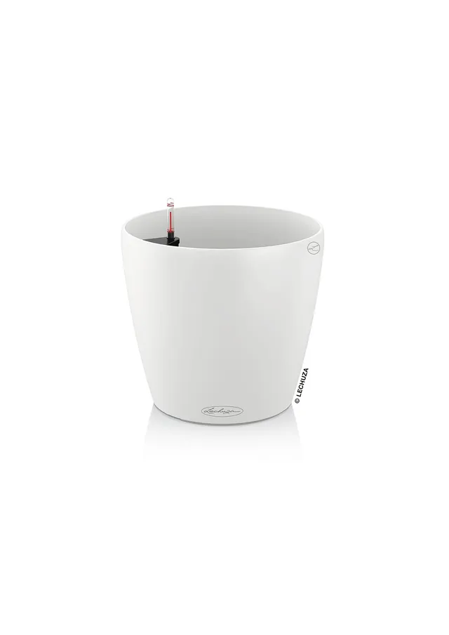 Lechuza Classico Color 35 Blumentopf Weiß mit Bewässerung