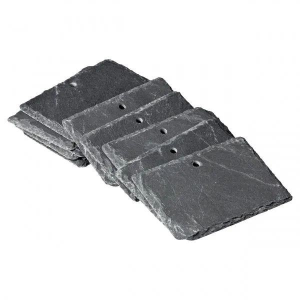 GardenMate Pflanzschilder Schiefer 10x7cm 10 Stück naturell