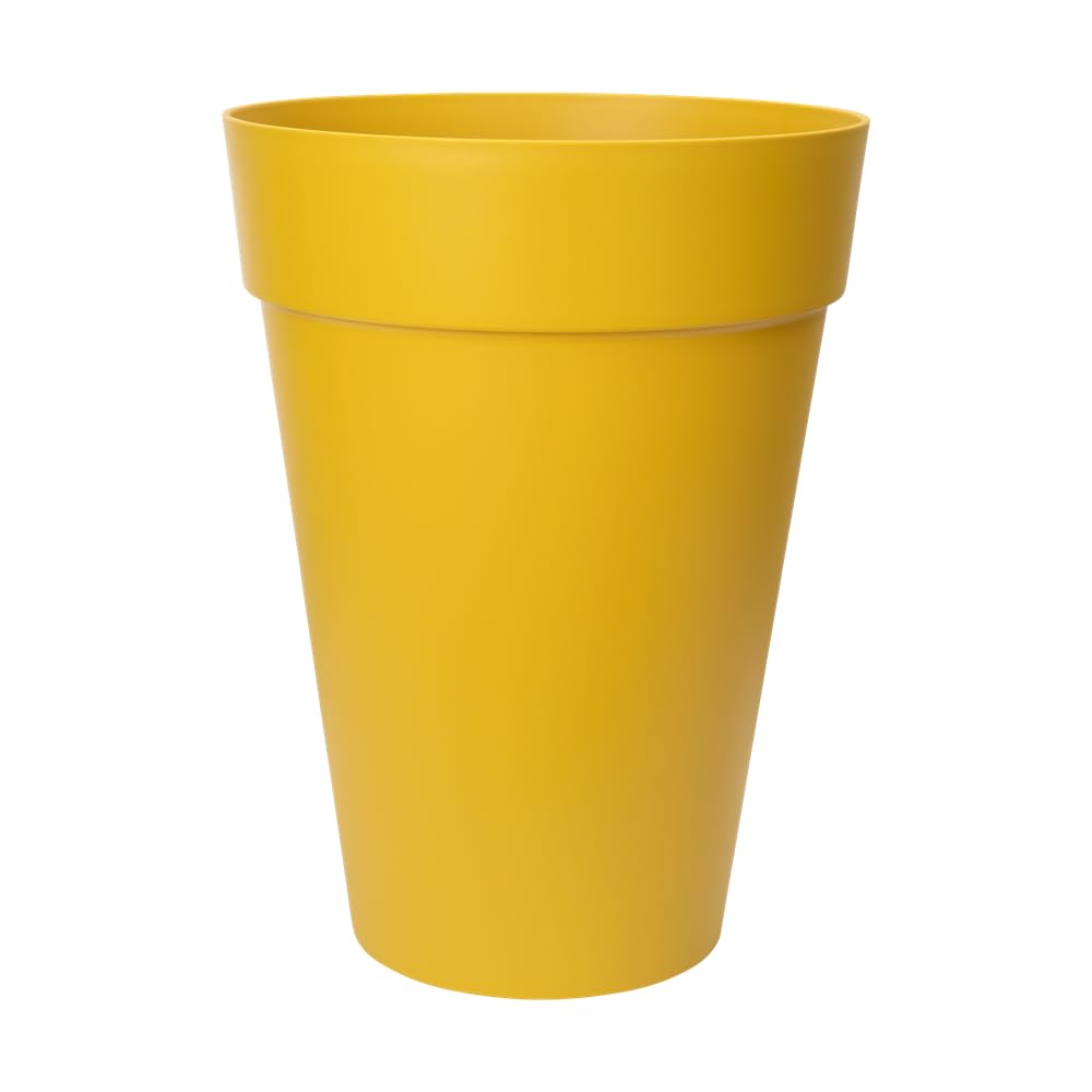 elho Loft Urban Rund Hoch 35cm Blumentopf Ocker