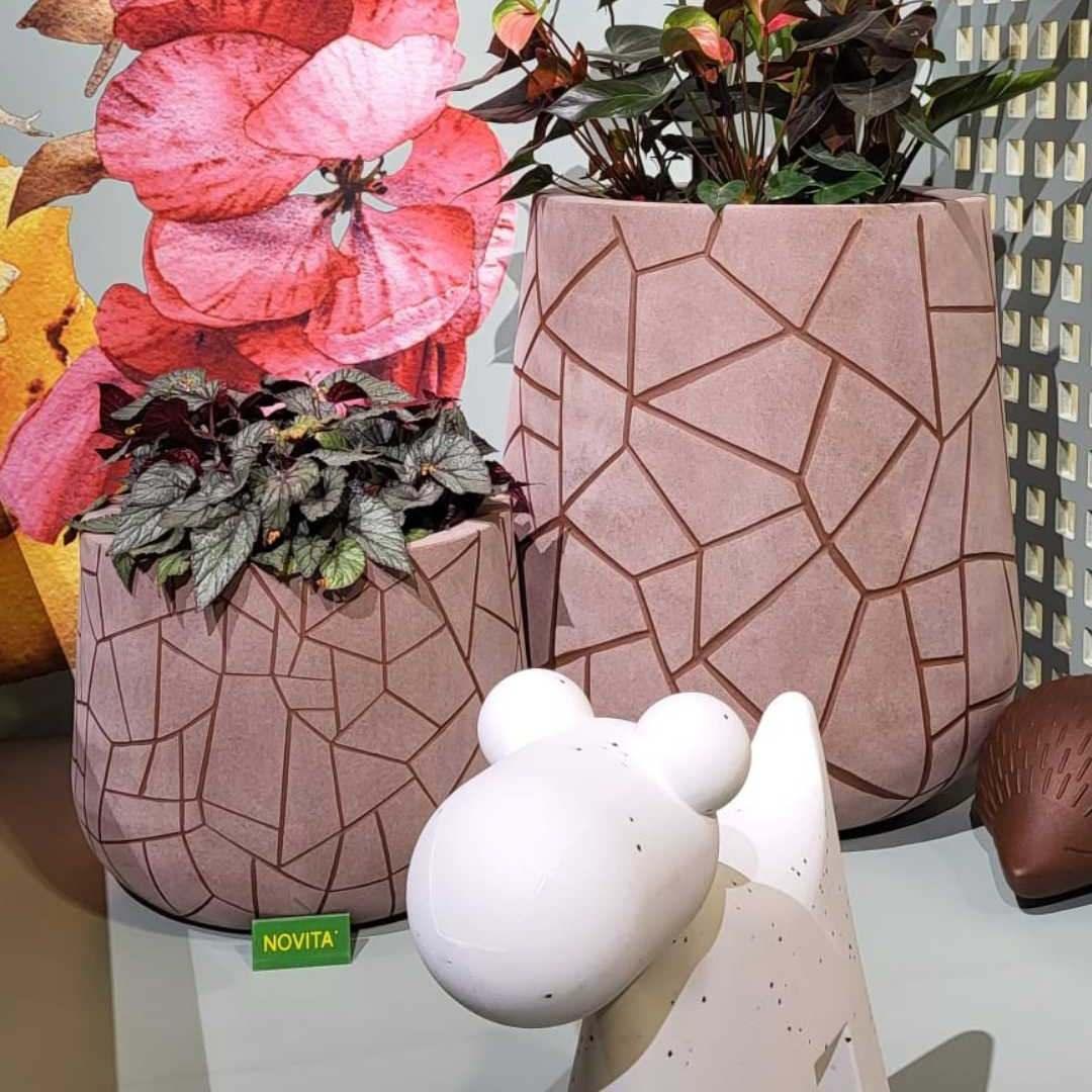 Serralunga Memory Pflanztopf Anthrazit 52x52x43 cm