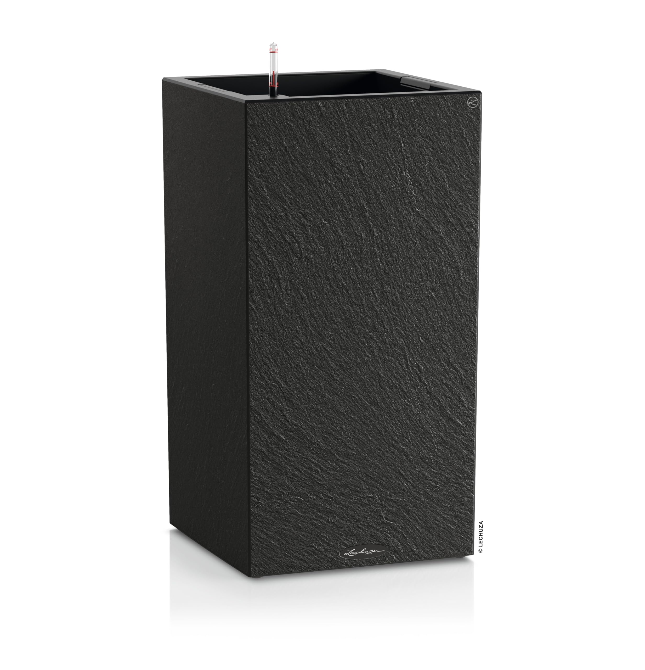 Lechuza Canto Slatestone High 40 Pflanzsäule Dark Grey