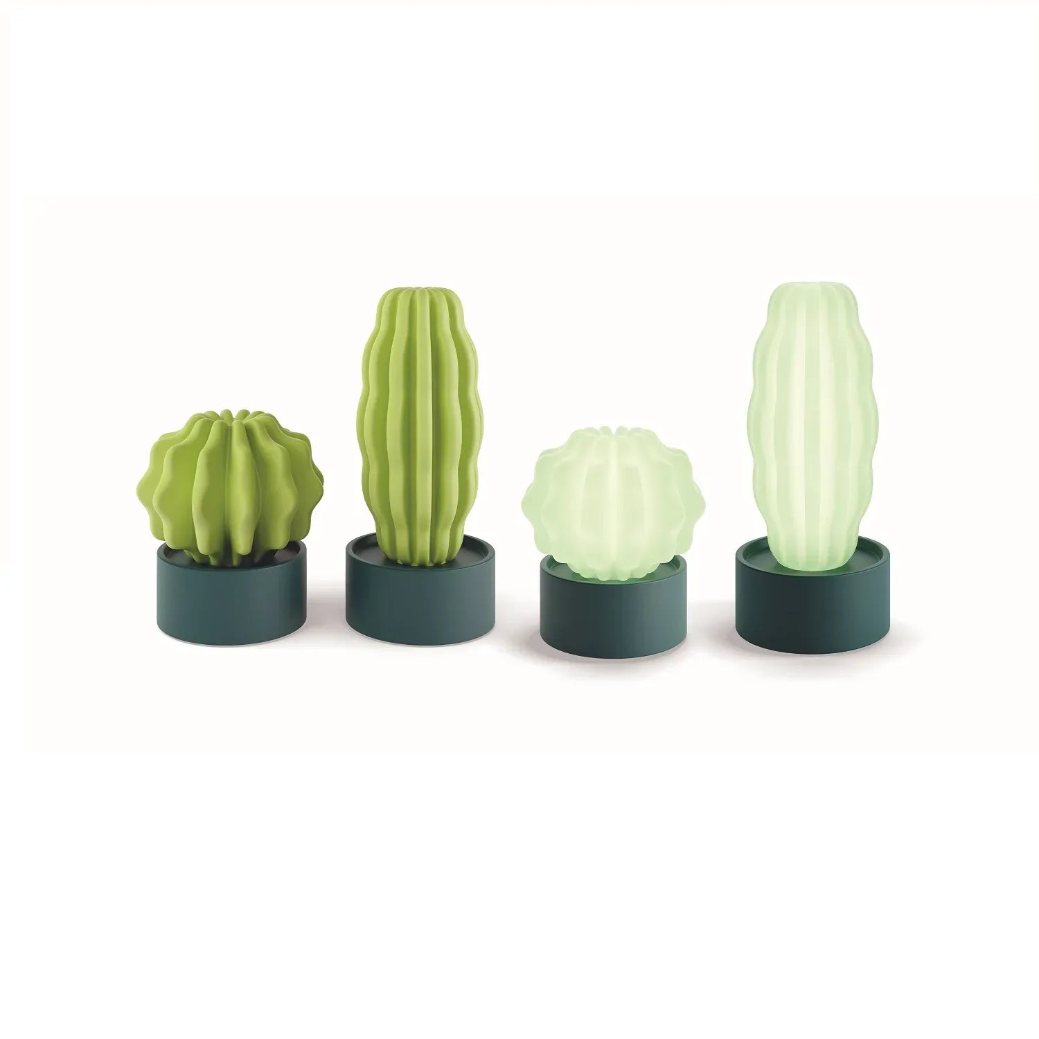 Serralunga Cactus Long Dekoobjekt Verde Oliva