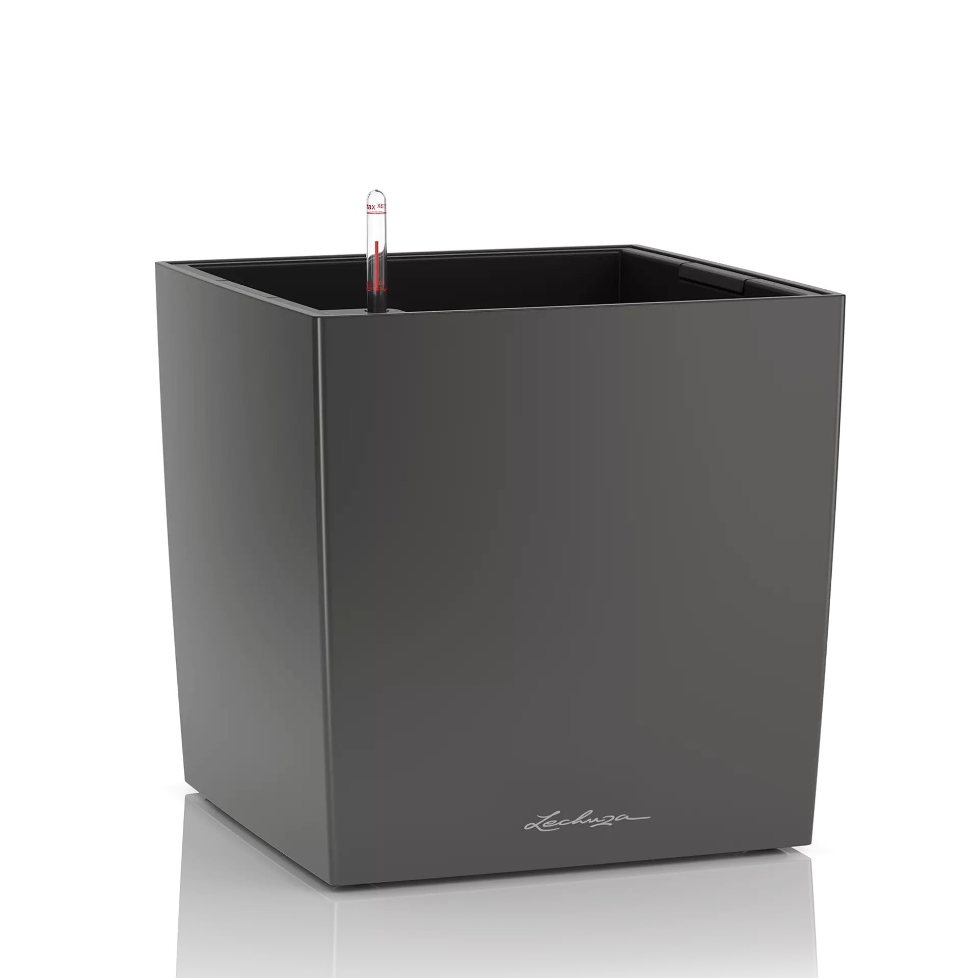 Lechuza Cube Premium 40 Pflanzwürfel Weiß Hochglanz 40cm Bewässerung