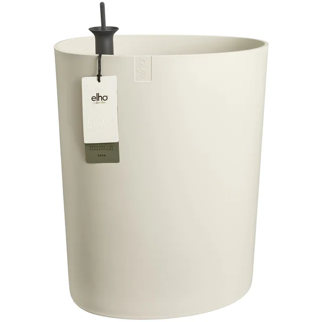 elho Eden Aquacare High Blumentopf Linen White 40cm Bewässerung