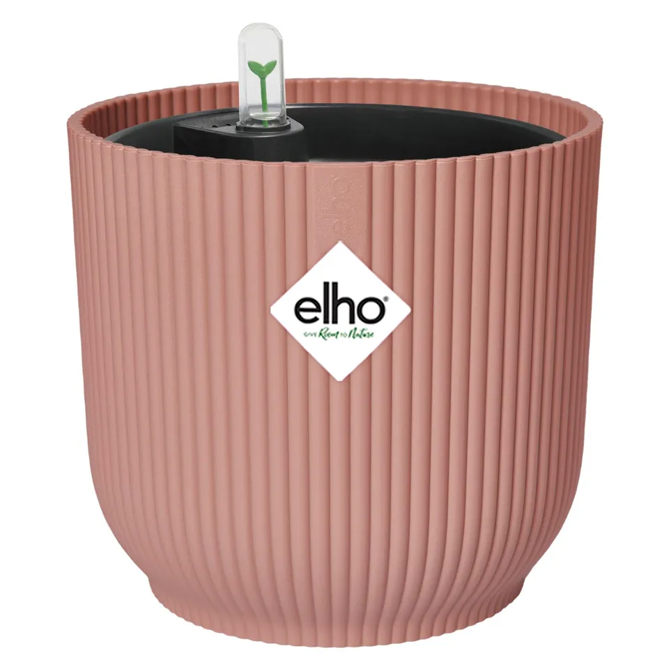 elho Vibes Fold Rund 22 Blumentopf zartrosa mit Bewässerung
