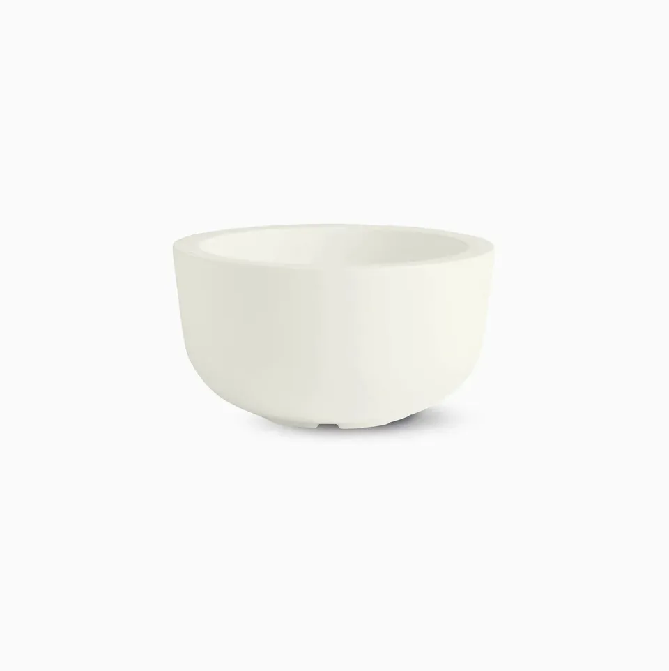 Serralunga Cup Small Pflanztopf Weiß rund Polyethylen