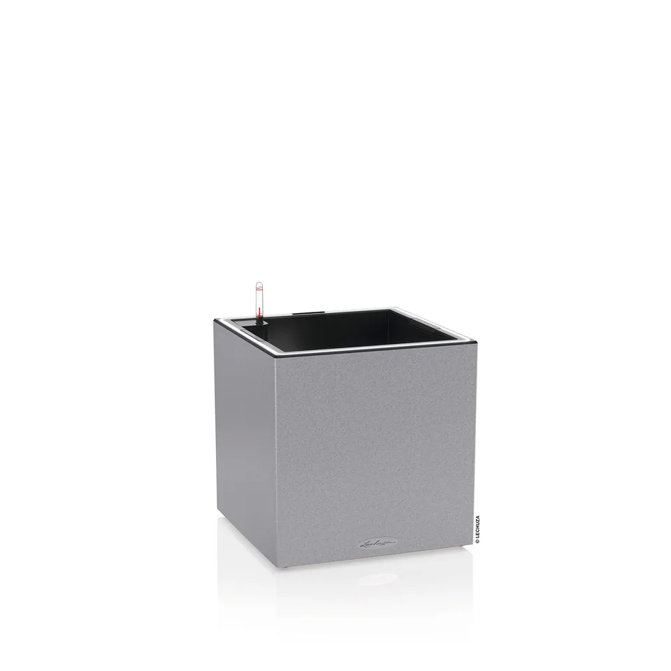Lechuza Canto Stone 40 LED Pflanzgefäß Steingrau
