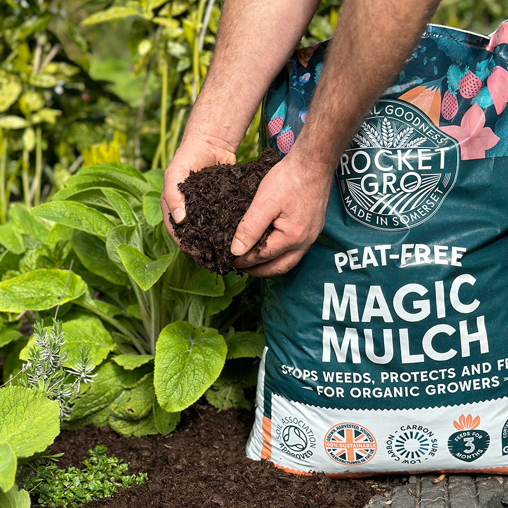 Sarah Raven RocketGro Magic Mulch 50L torffrei Bio