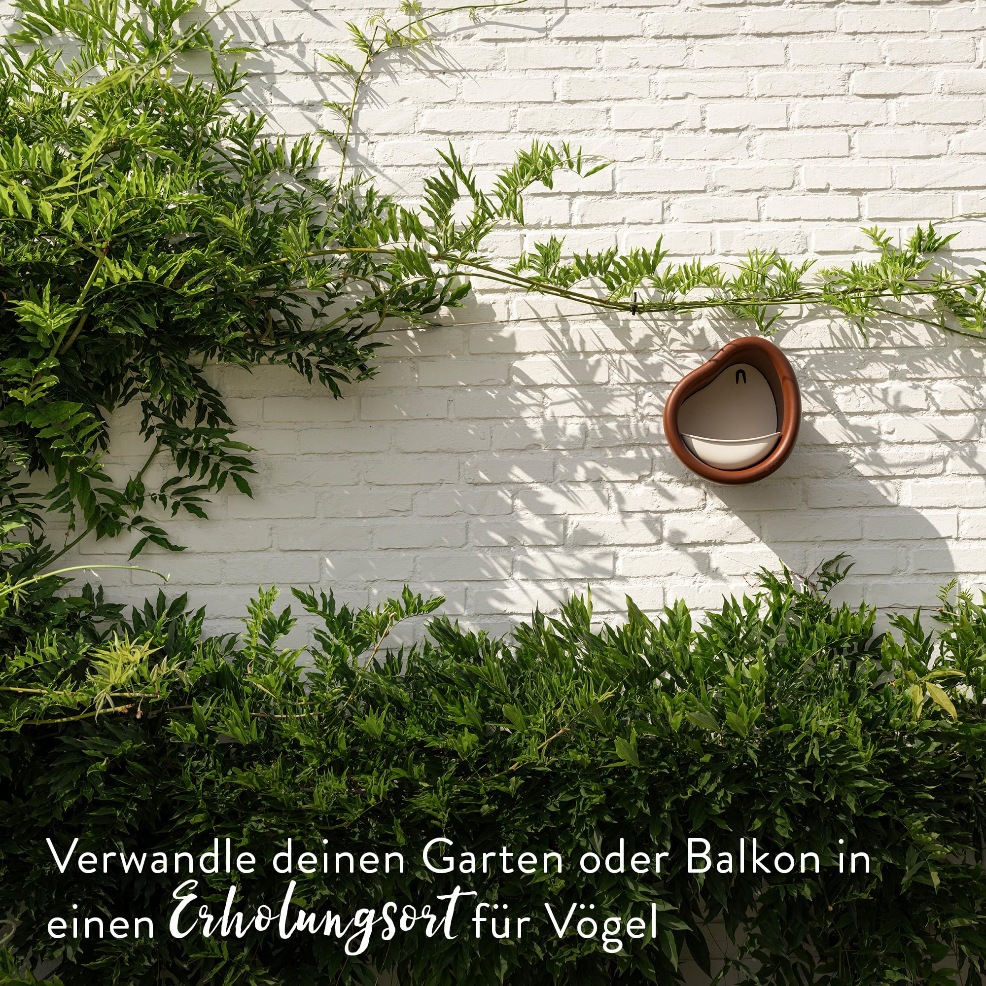 elho Organic Vogelfutterhaus 25 cm Chestnut Brown