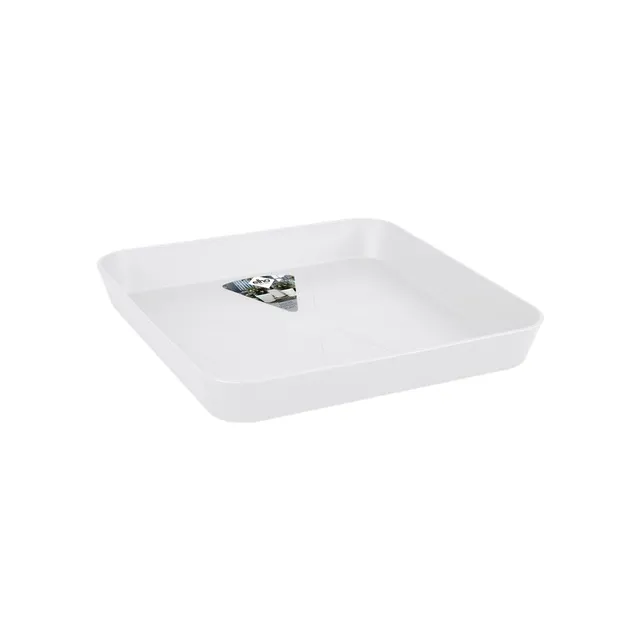 elho Loft Urban Untersetzer 22 cm weiß eckig Recycling