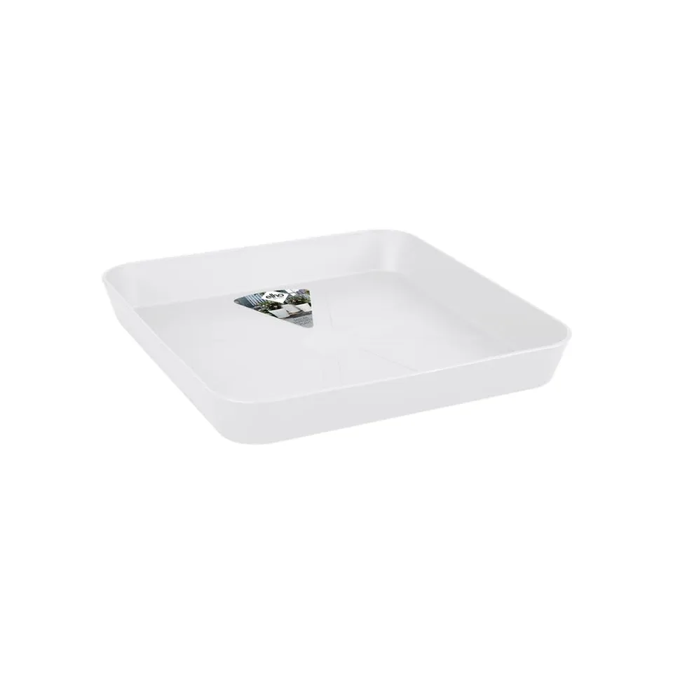 elho Loft Urban Untersetzer 22 cm weiß eckig Recycling
