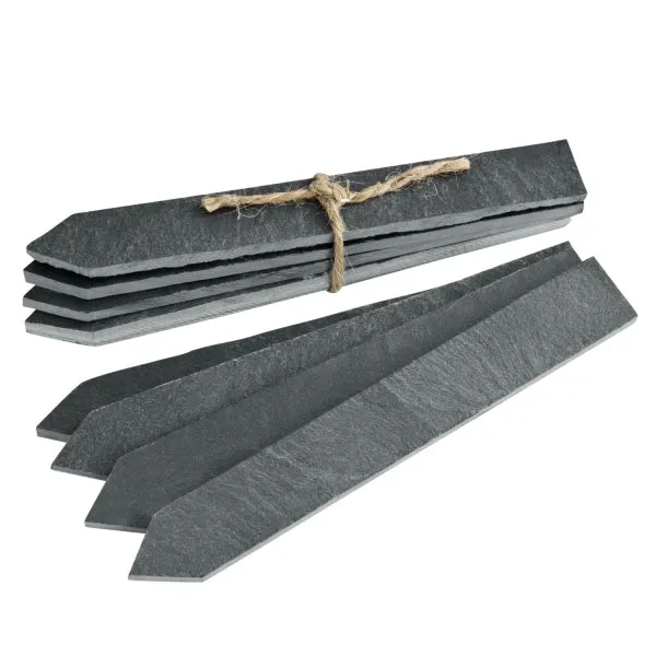 GardenMate Pflanzschilder Schiefer 15x2cm 8 Stück Beet